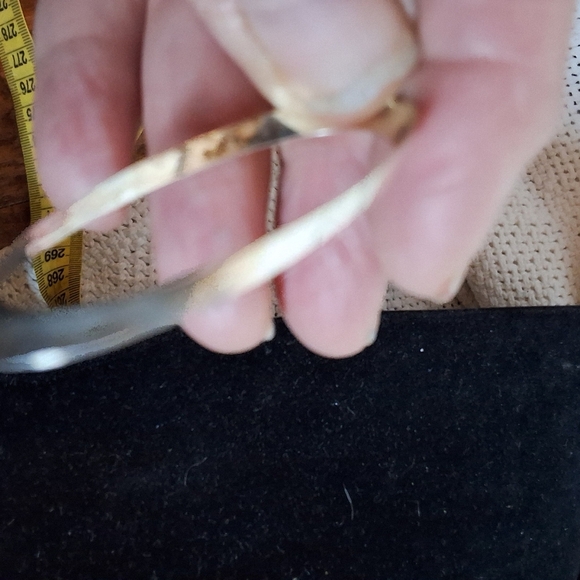 Vintage sterling oblong illusion earrings - Picture 6 of 8